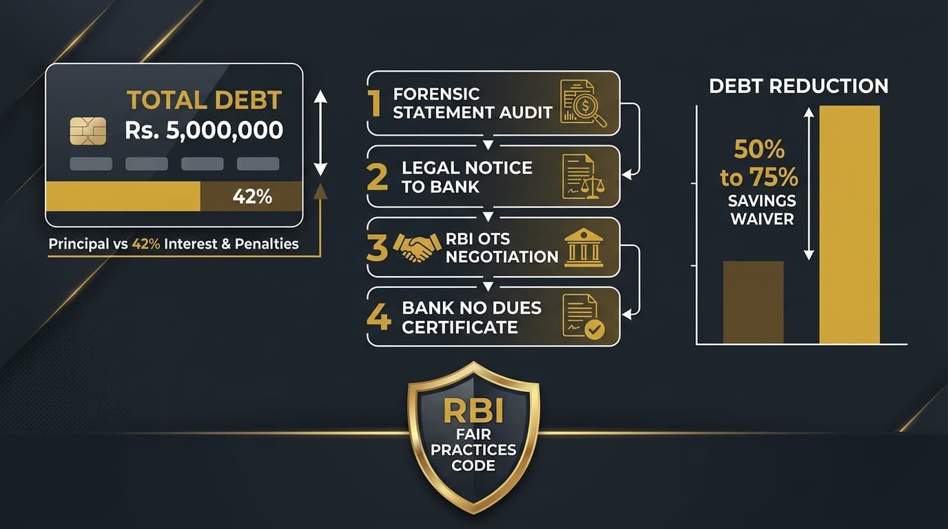 Best Credit Card Debt Settlement Services in India - Strategic Legal Framework Infographic