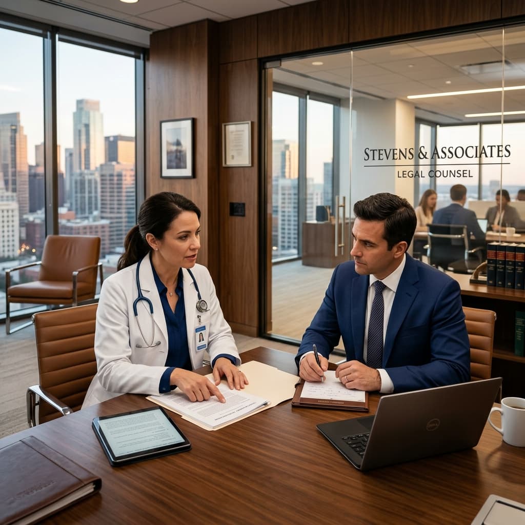Advocate Anuj Anand Malik discussing loan settlement for doctors and healthcare professionals