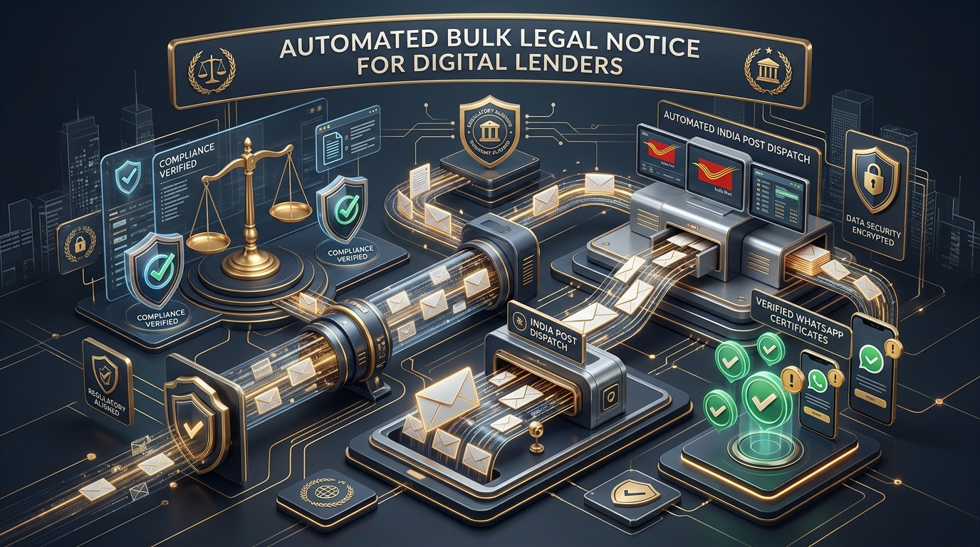 Automated Bulk Legal Notice for Digital Lenders System Architecture