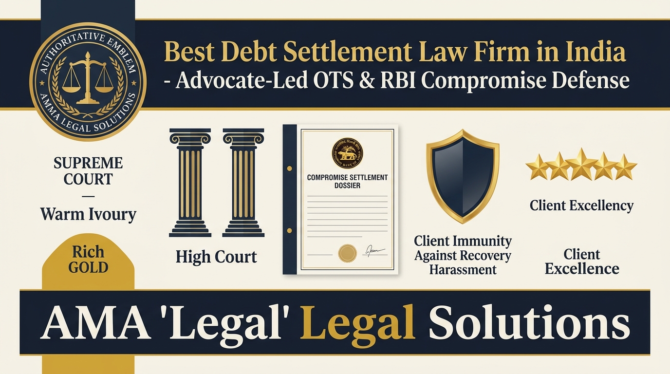 Best Debt Settlement Law Firm in India - Institutional Resolution Architecture